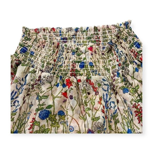 Maje Jonquille Floral-print Crepe Mini Skirt, Size 40EU/US M - Picture 9 of 12